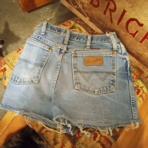 Wrangler Light Blue Jean Shorts